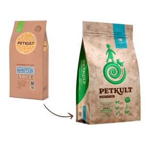 Petkult Sensitive Adult Small cu Peste si Orez 12kg